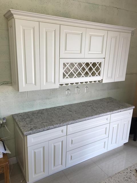 Riviera White Kitchen Cabinets