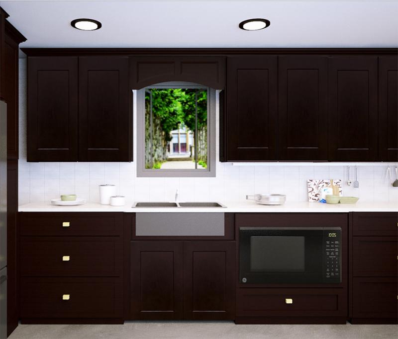 Weston Espresso Shaker Kitchen Cabinets
