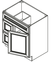 Riviera White Vanity 30" X 21" Door On The Right