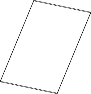 Riviera White Panel 24" X 96" X 3/4" Four Edges Finished