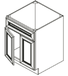 Sable Shaker Vanity Sink Base 24" X 21"