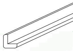 Sable Shaker Outside Corner Molding 3/4" X 3/4" X 96"
