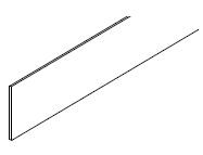 Sable Shaker Toe Kick 4 1/2" X 1/4" X 96"