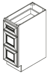Ostland White Vanity Drawer 18"