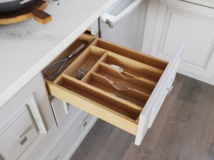 Cutlery Drawer Insert for 18"W Base Cabinet