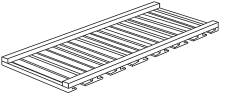 Radnor Slab Wine Glass Holder 30"W