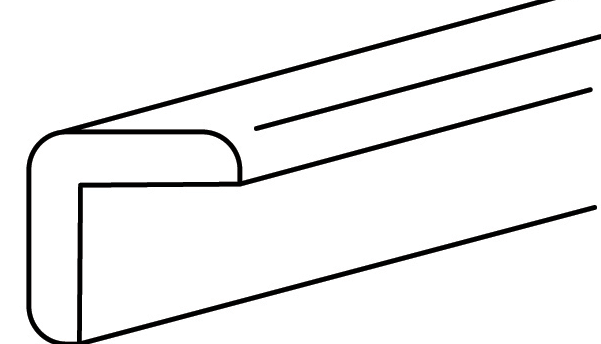 Gladwyne Raised Outside Corner Moulding 96" L