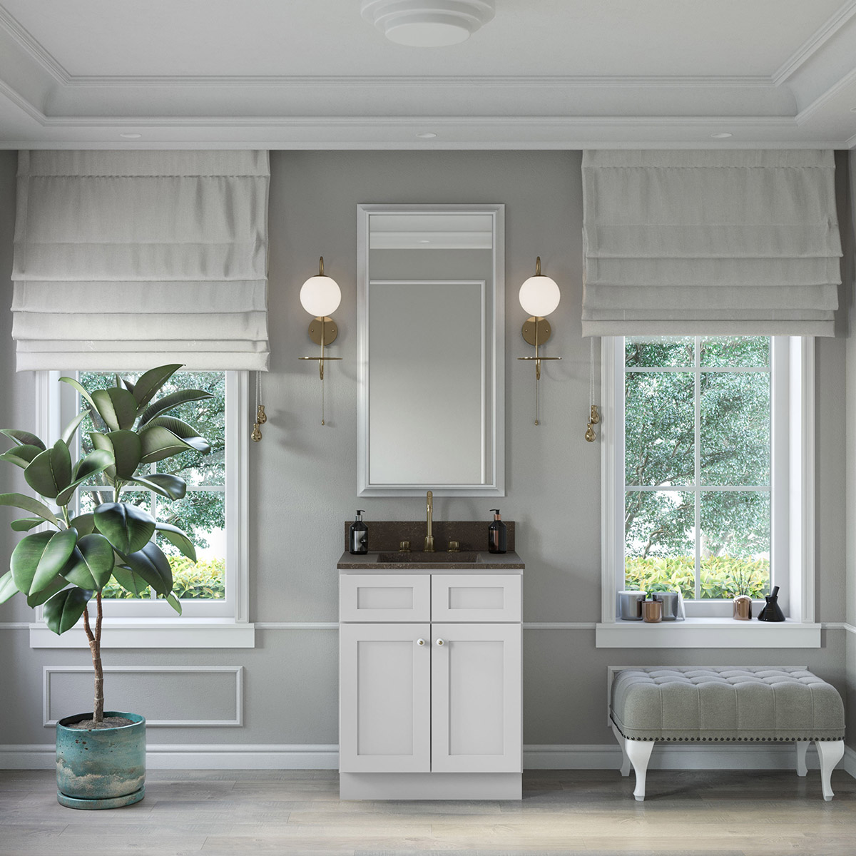 Weston White Shaker 27" Vanity