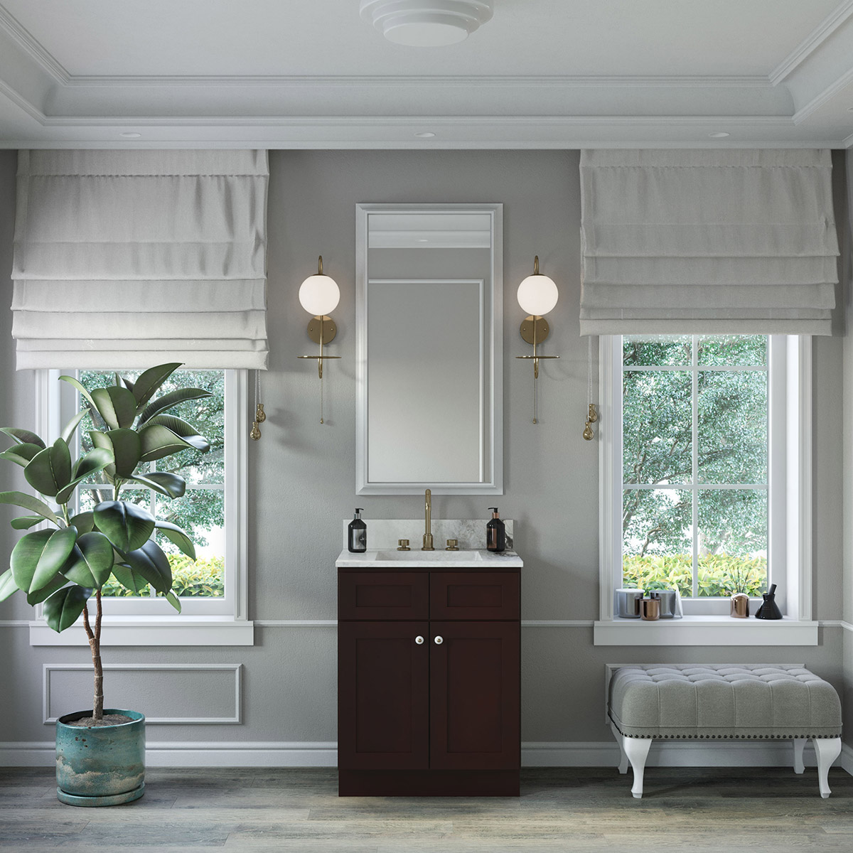 Weston Espresso Shaker 27" Vanity