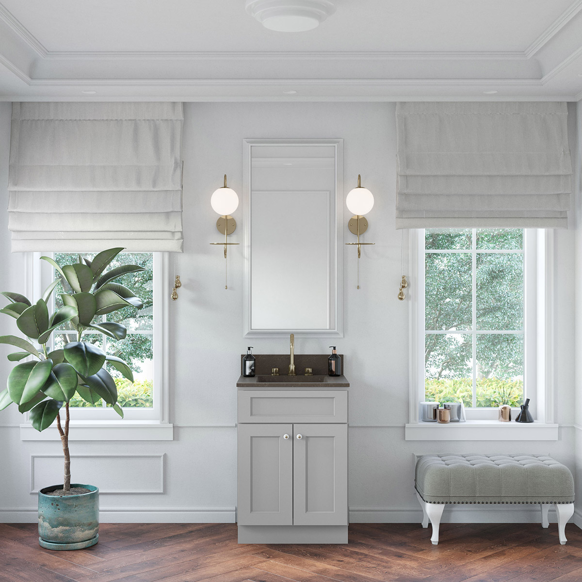 Florence Grey Shaker 24" Vanity