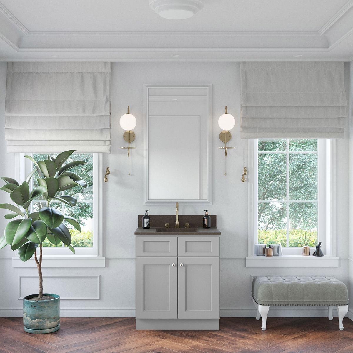 Florence Grey Shaker 30" Vanity