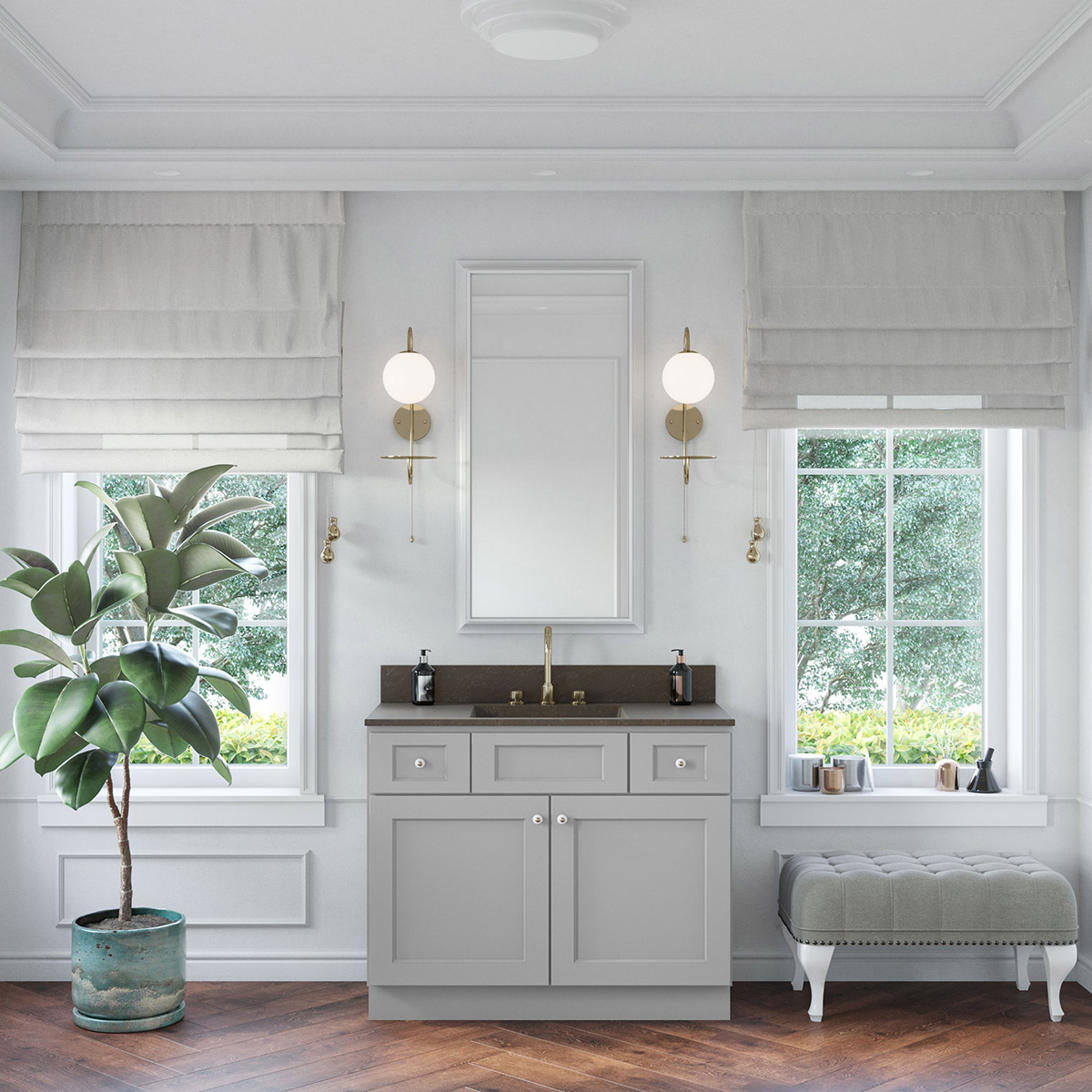 Florence Grey Shaker 42" Vanity