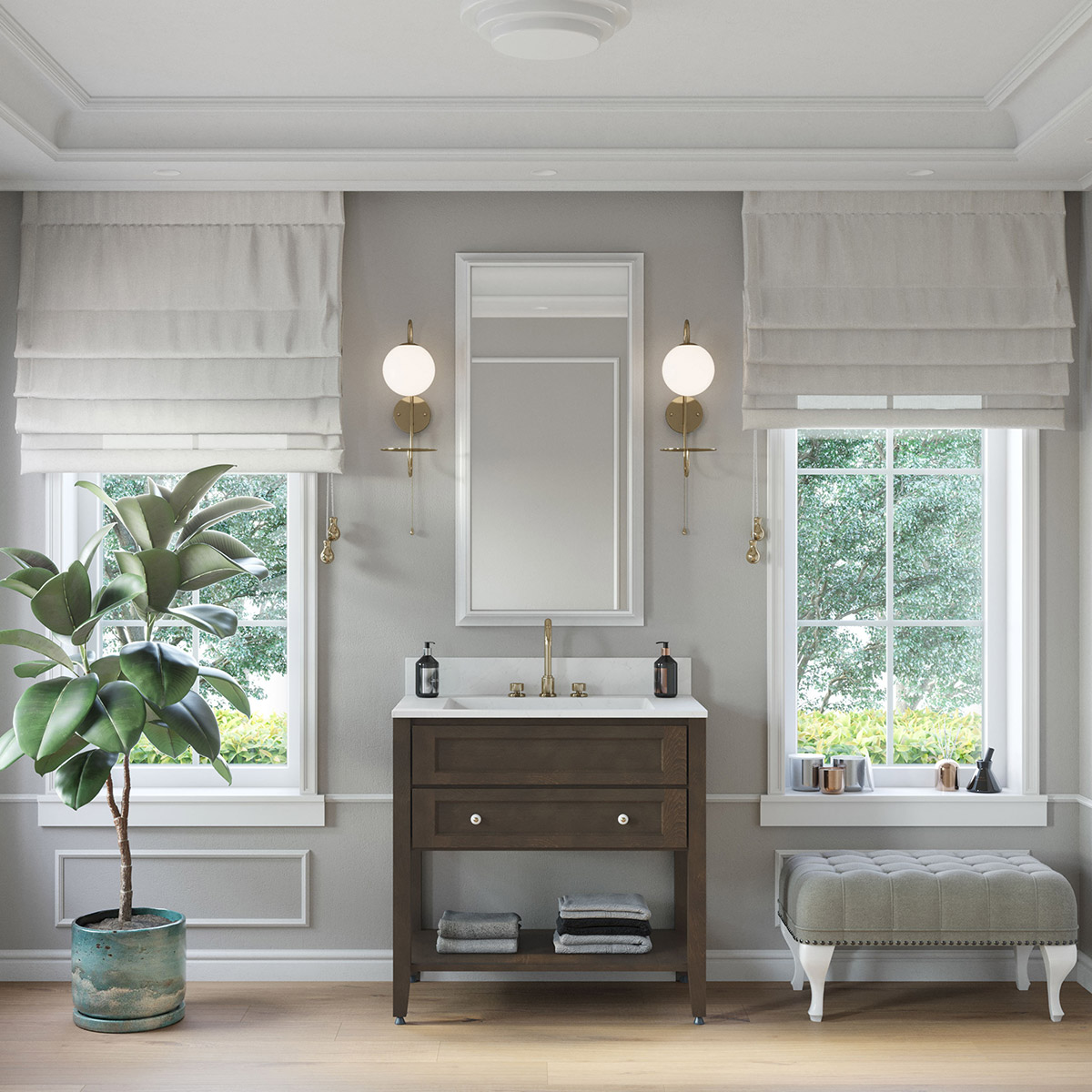 Florence Slate Shaker 36" Vanity #3