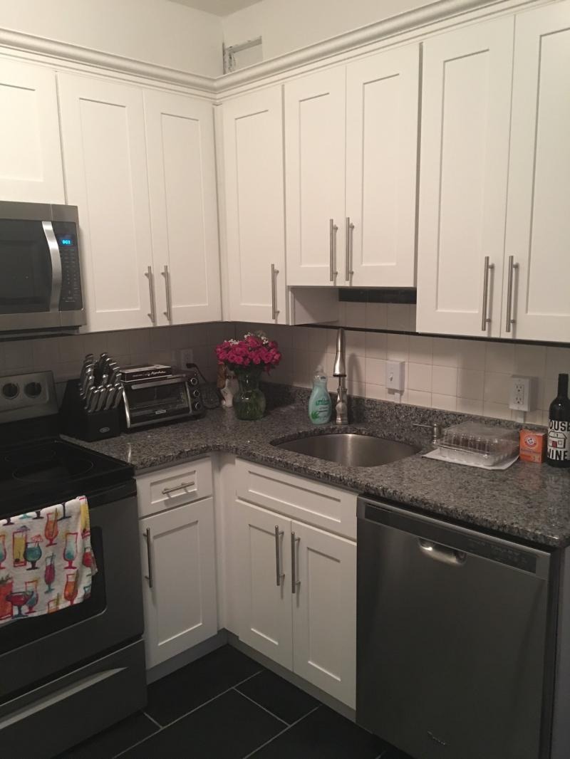 Elegant White Shaker Kitchen Cabinets