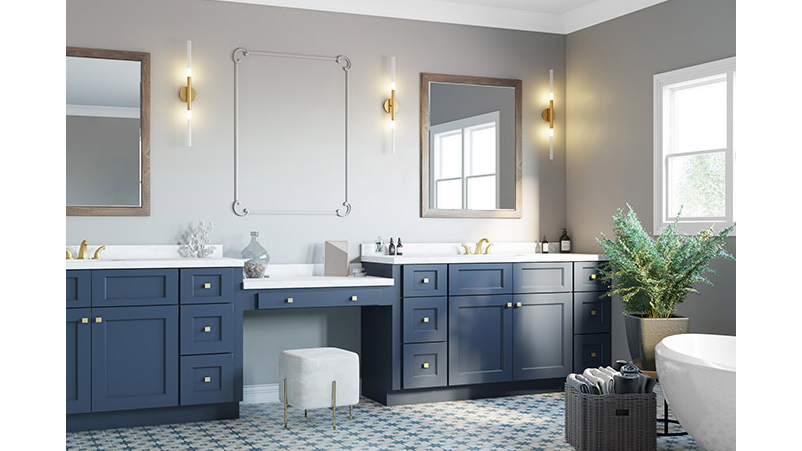 Florence Midnight Blue Kitchen Cabinets