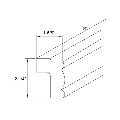 Florence Honey Shaker Traditional Light Rail