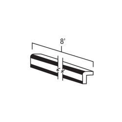 Onyx Black Shaker 96" x 13/16" Outside Courner Molding