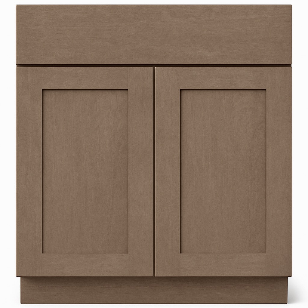 Truffle Slab Bathroom Vanities