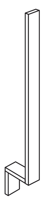 Driftwood Slab 3" Vanity Base Filler