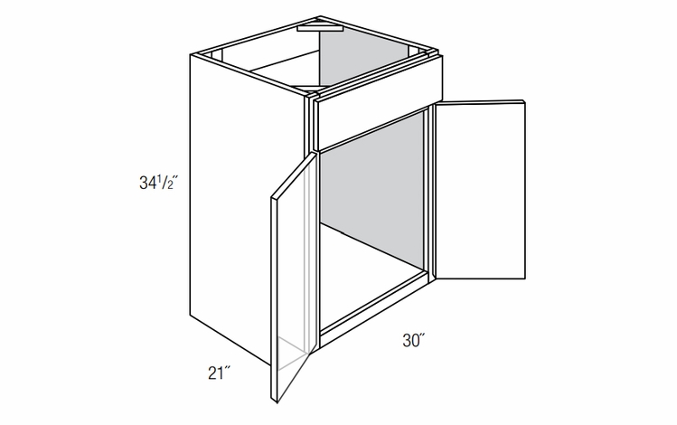 Driftwood Shaker 30" Vanity
