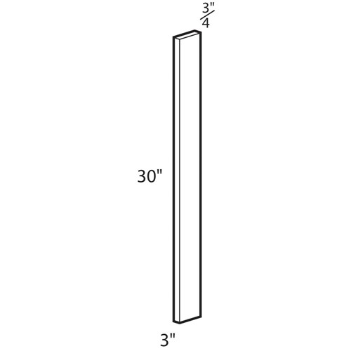 Summit White Shaker 3" Base Filler