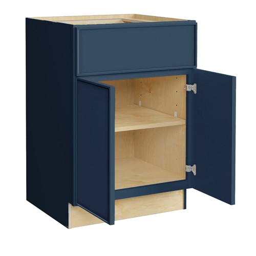 Caldera Blue Slim Shaker Cabinets