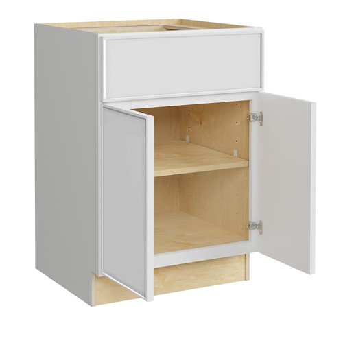 Caldera White Slim Shaker Cabinets