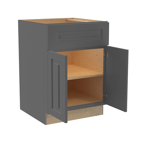 Preston Charcoal Raised Panel Cabinets