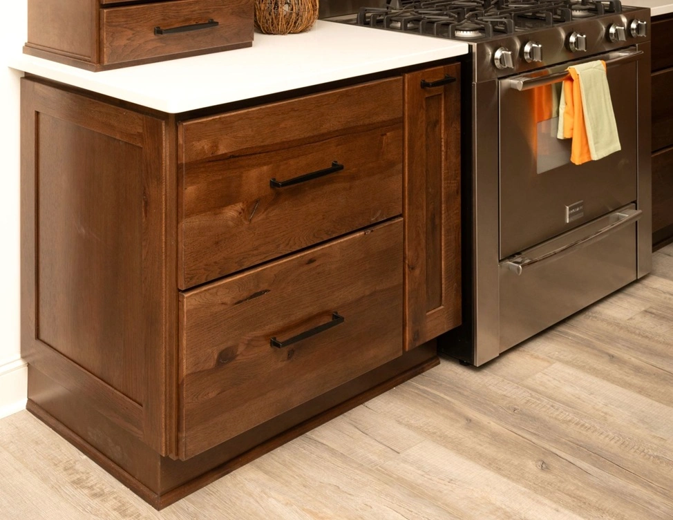 Dark Hickory Kitchen Cabinets