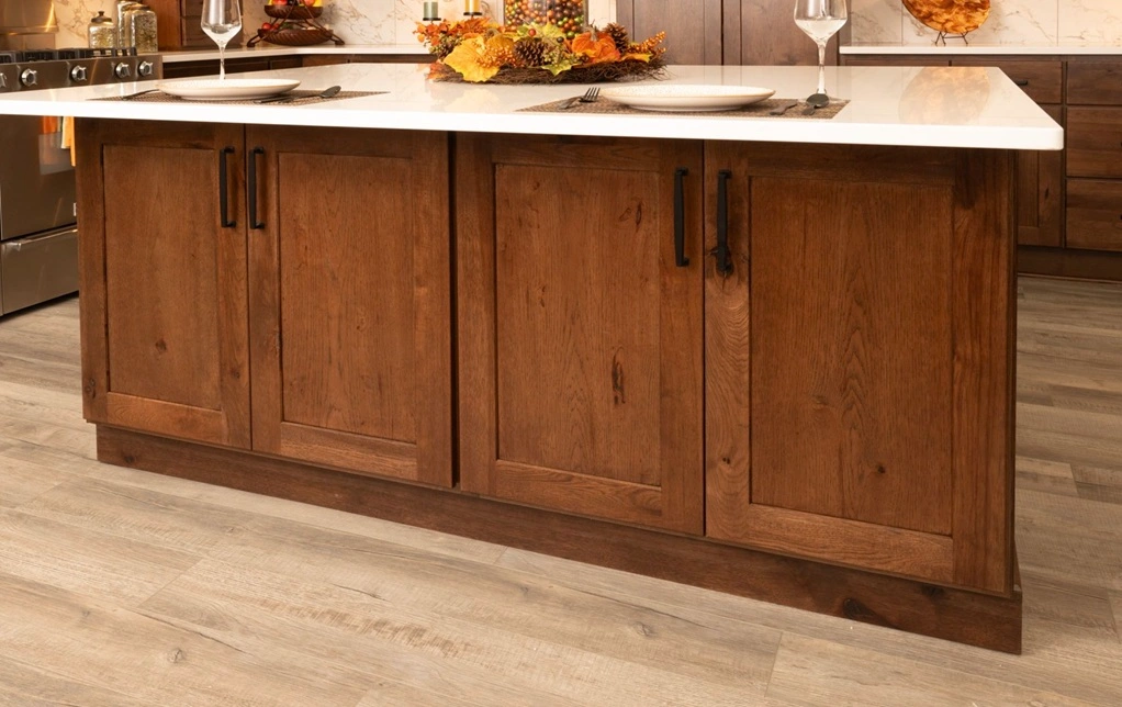 Dark Hickory Kitchen Cabinets