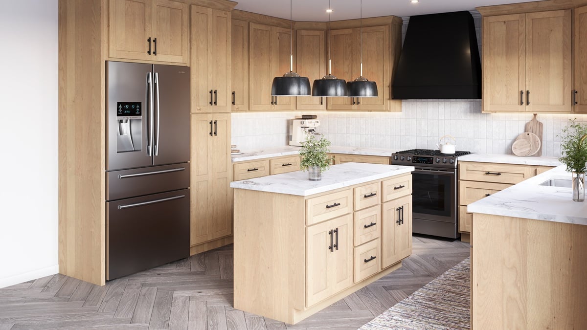 Unfinished Shaker Kitchen Cabinets