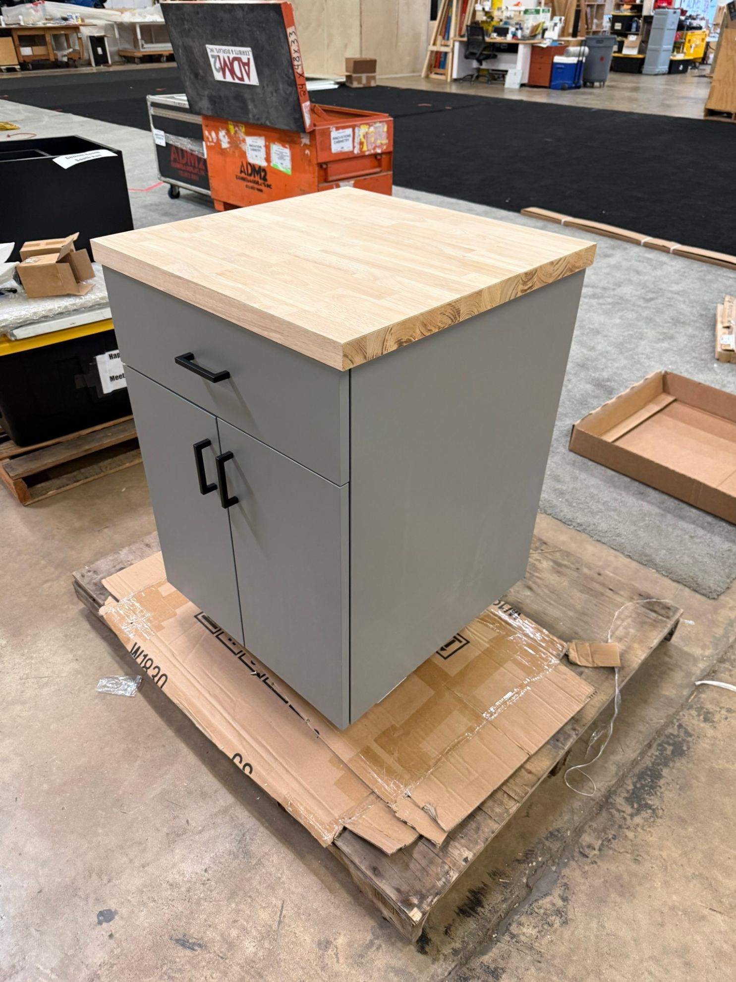 Signature Gray Garage Cabinets