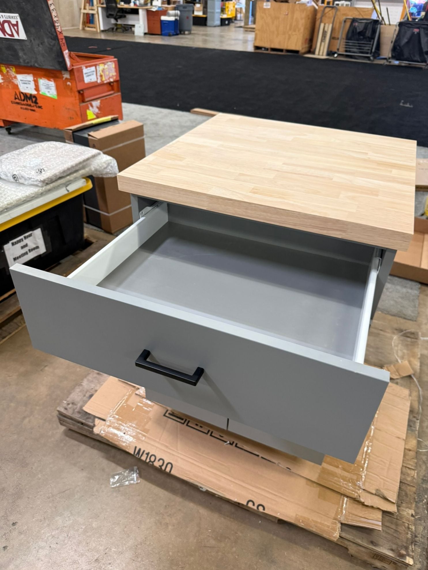 Signature Gray Garage Cabinets