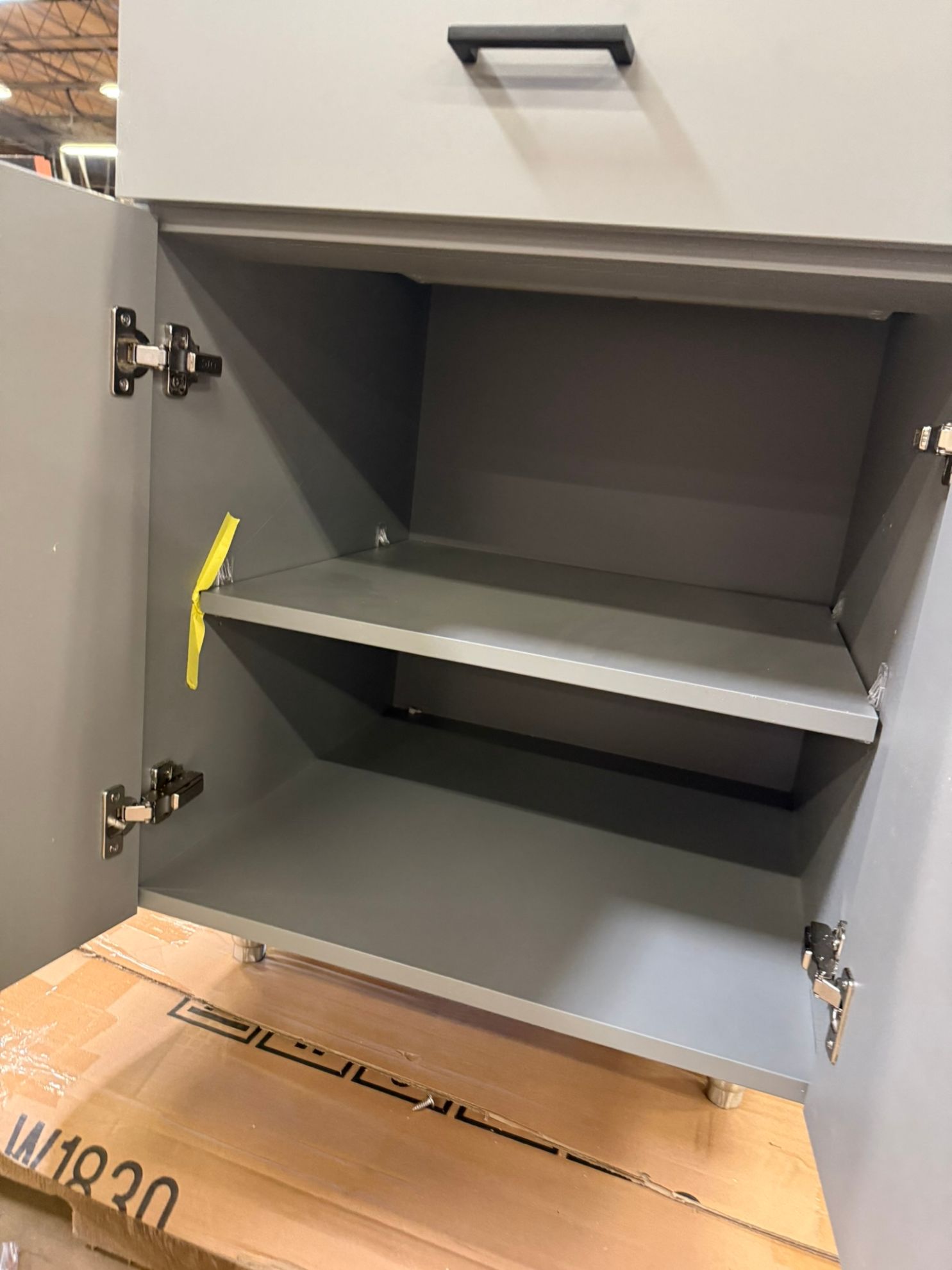 Signature Gray Garage Cabinets