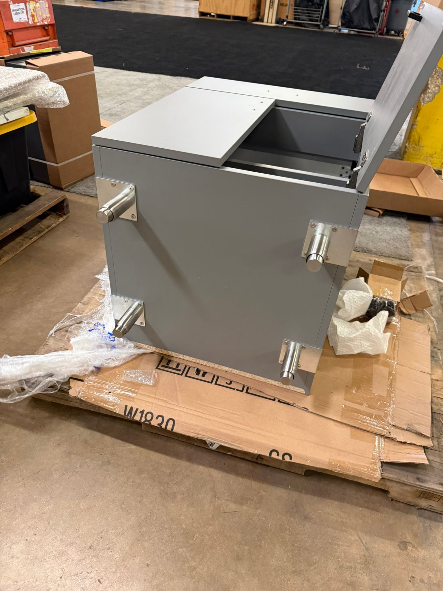 Signature Gray Garage Cabinets