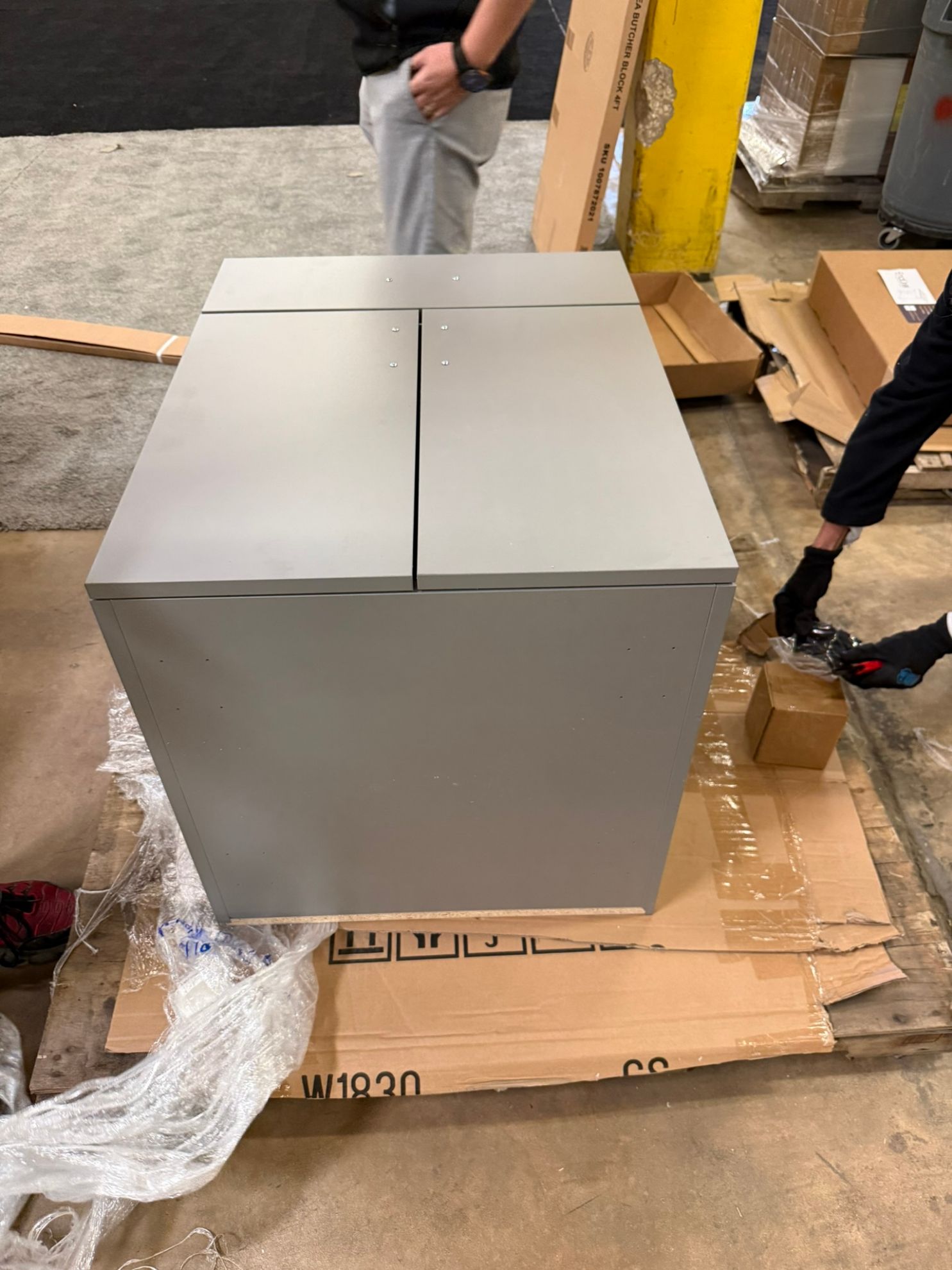 Signature Gray Garage Cabinets