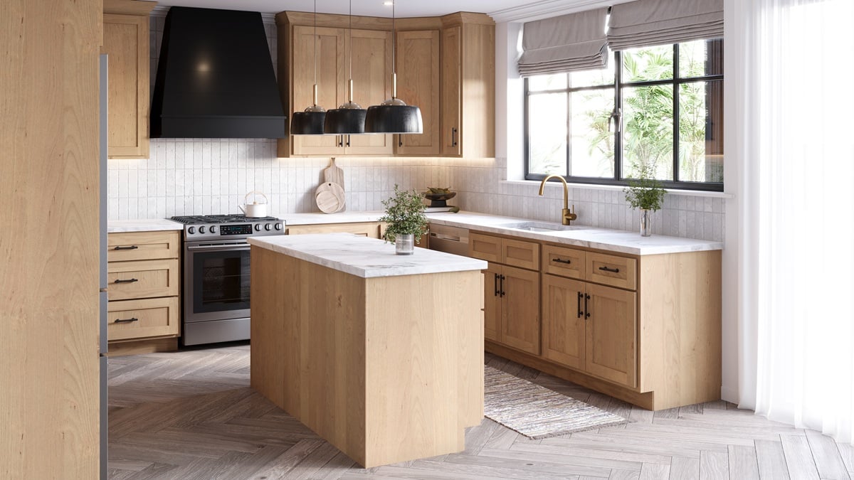Unfinished Shaker Kitchen Cabinets
