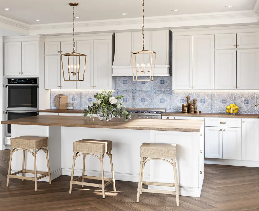 Timber White Kitchen Cabinets