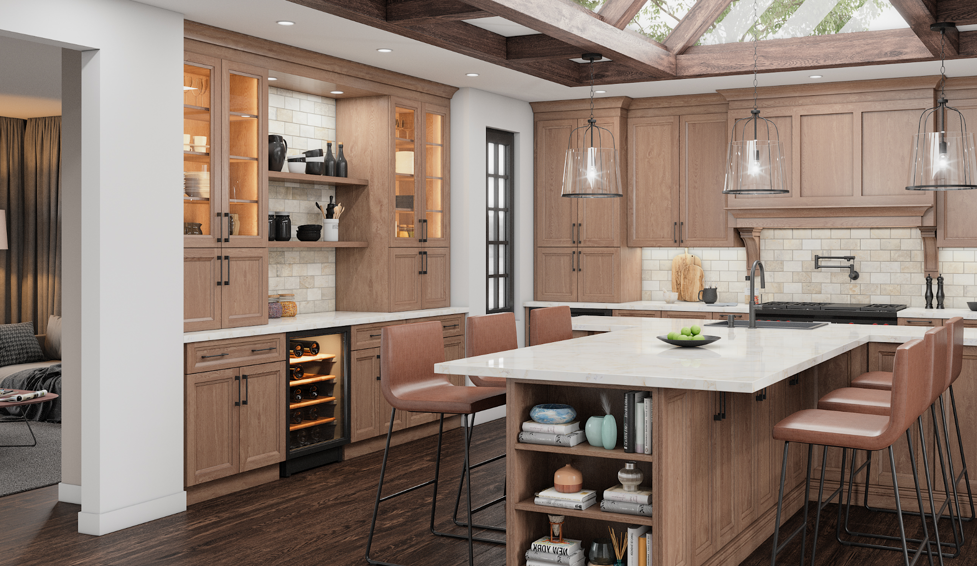 Timber Toffee Kitchen Cabinets
