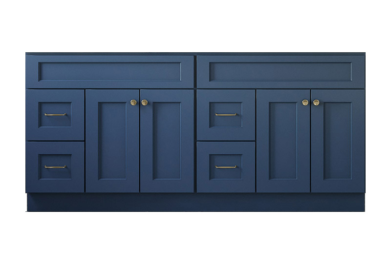 2-Piece Florence Slate Shaker 60" Vanity Set