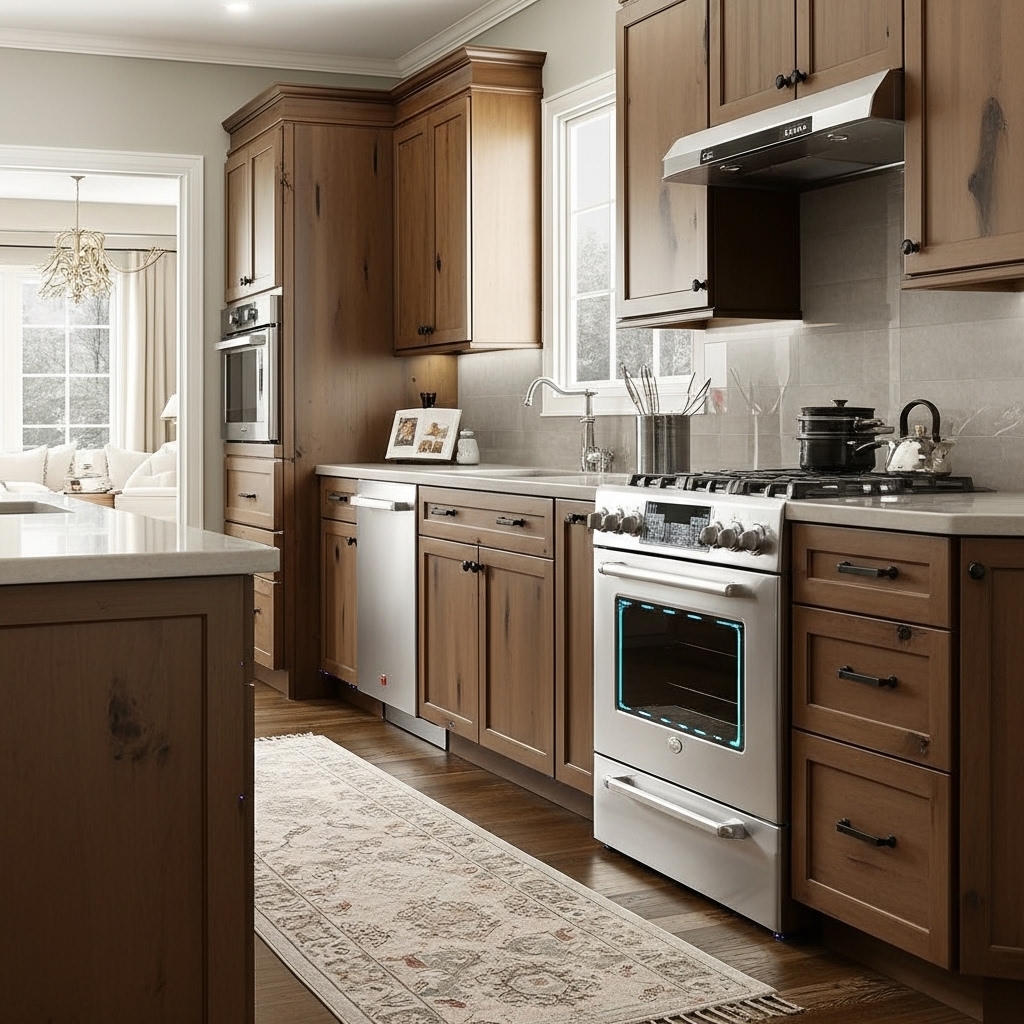 Rustic Shaker Kitchen Cabinets