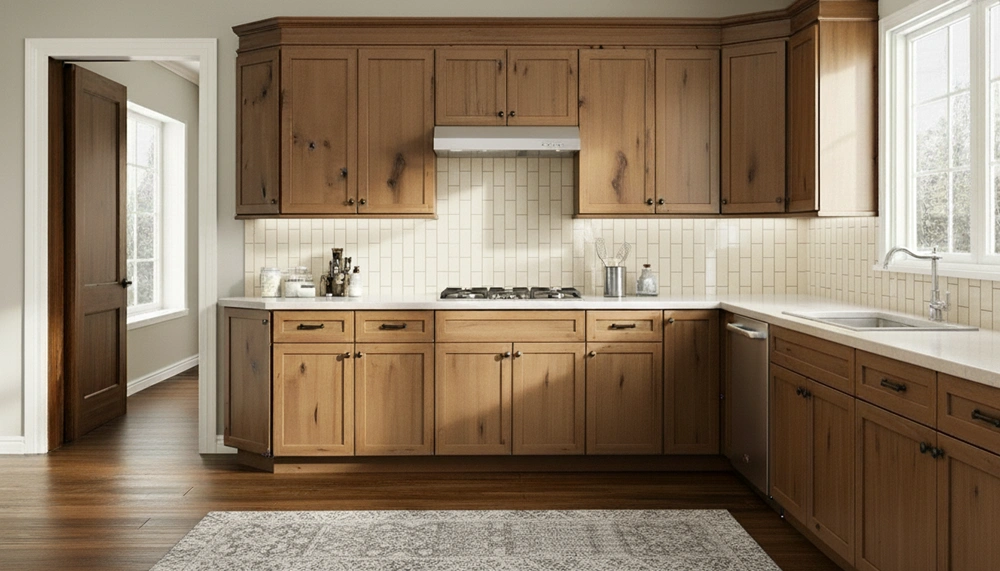 Rustic Shaker Kitchen Cabinets