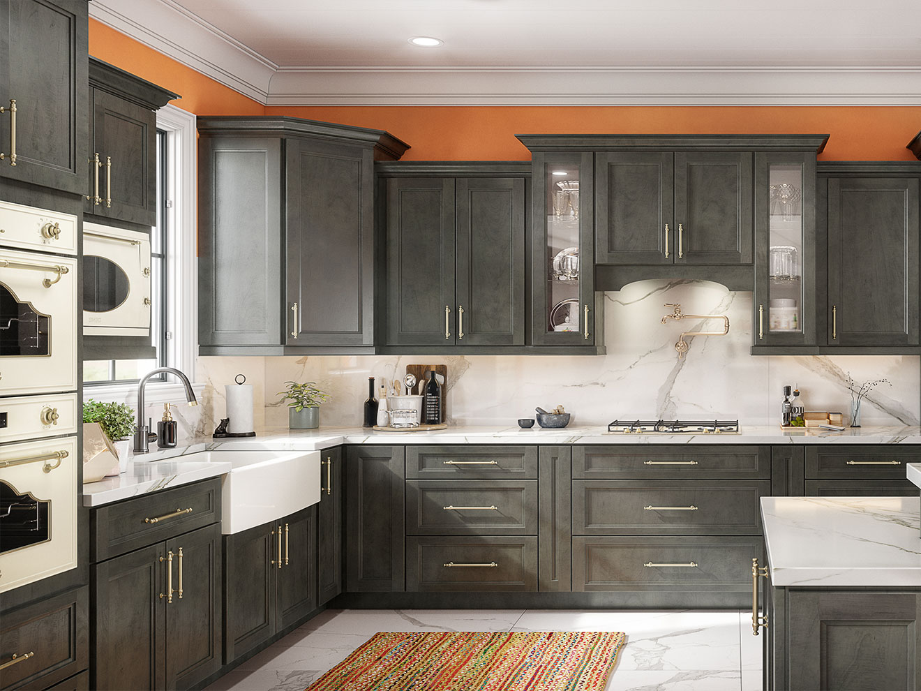Smokey Grey Kitchen Cabinets