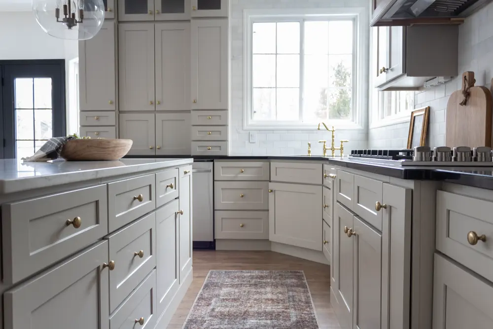 Weston Sand Shaker Kitchen Cabinets