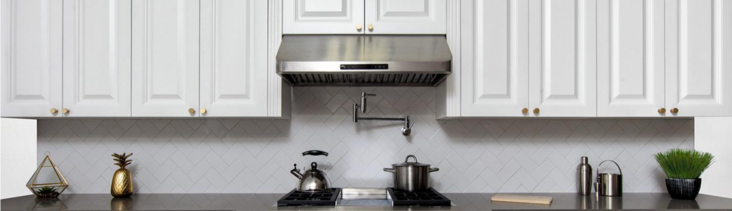 Dove White Frameless Kitchen Cabinets