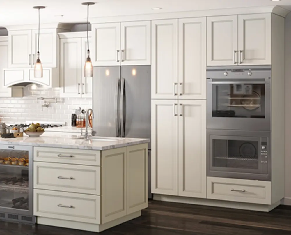 Ostland White Kitchen Cabinets
