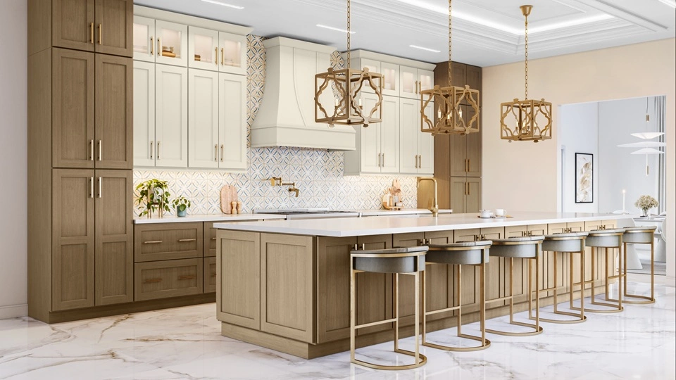 Rift Oak Shaker Kitchen Cabinets