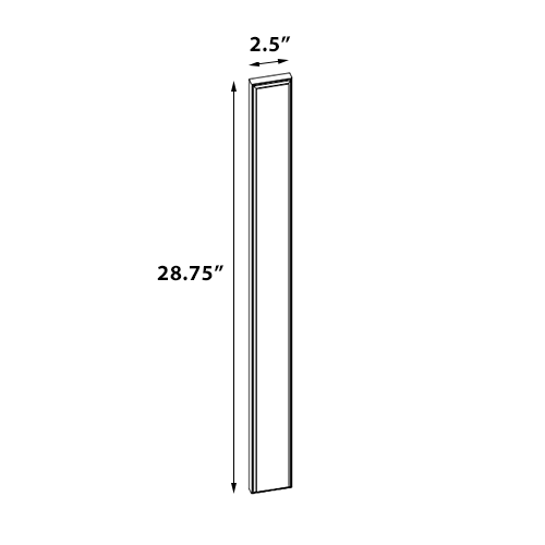 Florence Cream Overlay for 3" x 30" Filler