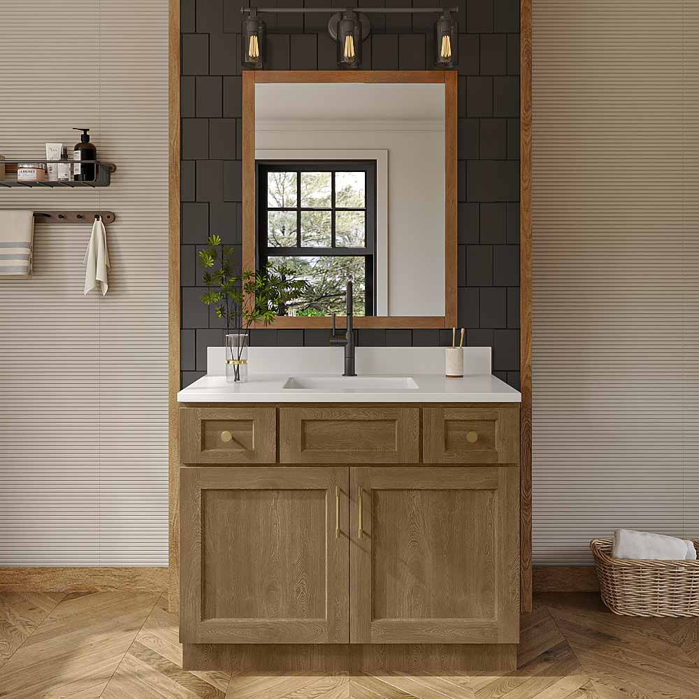 Florence Honey Shaker Vanity Sink Base - 42" W