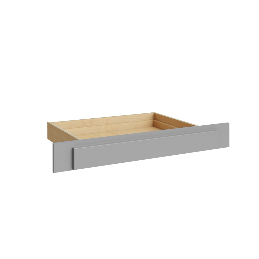 Florence Grey Shaker Vanity Drawer With Adjustable Sides - 29-1/2"W x 4-3/4"H
